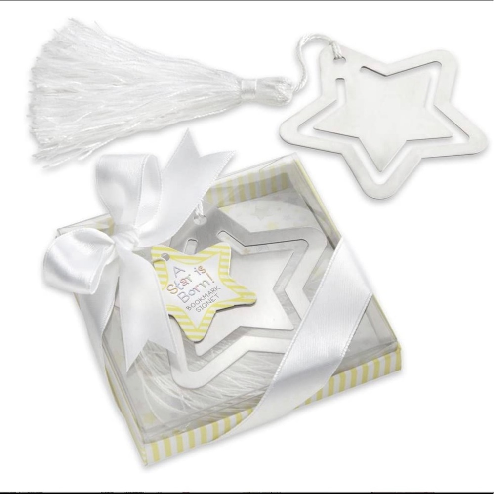 KATE ASPEN SILVER STAR BOOKMARK